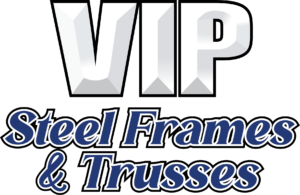 VIP steel frames & trusses logo transparent