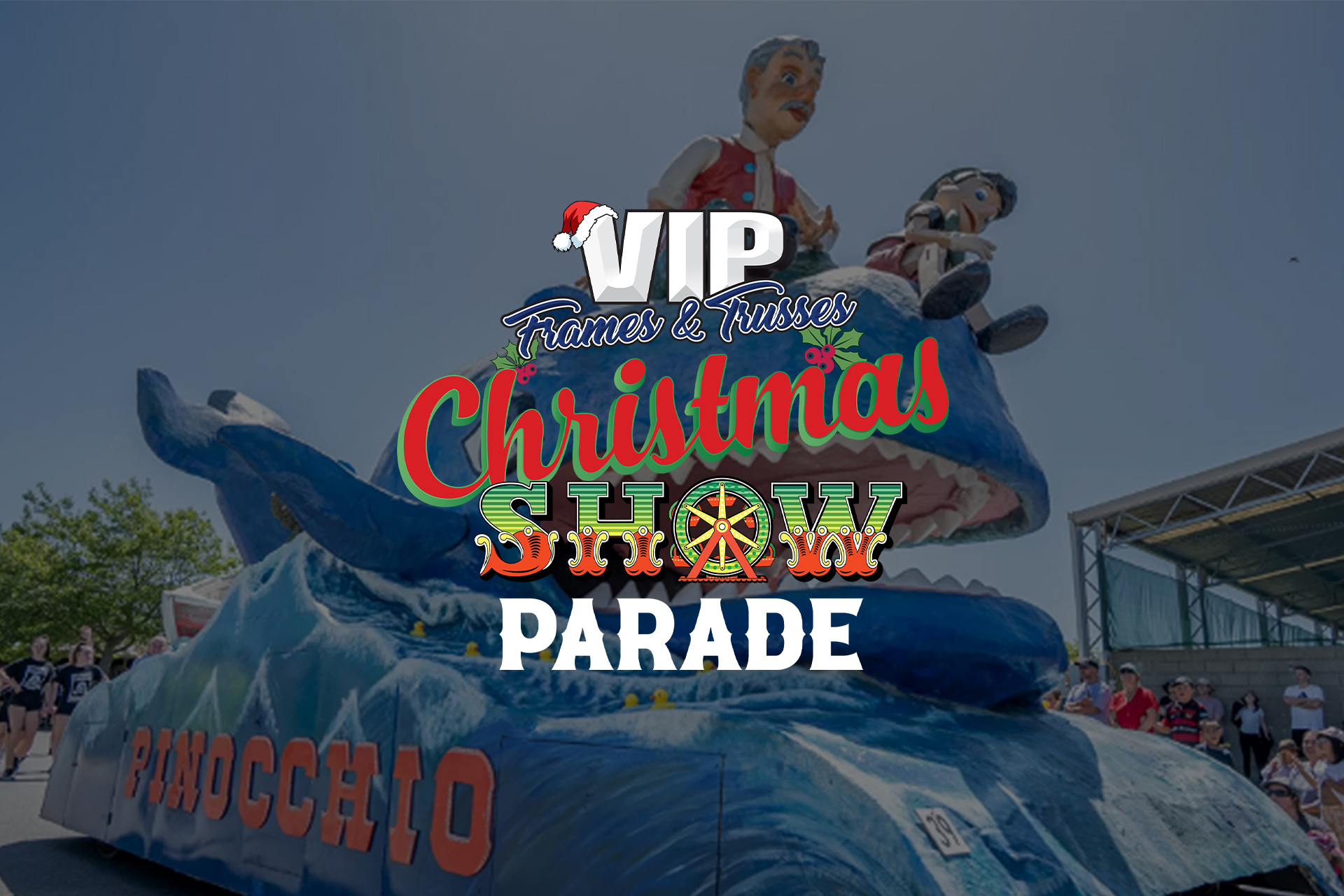 VIP Frames and Trusses Christmas Show Parade sponsors overlay for website