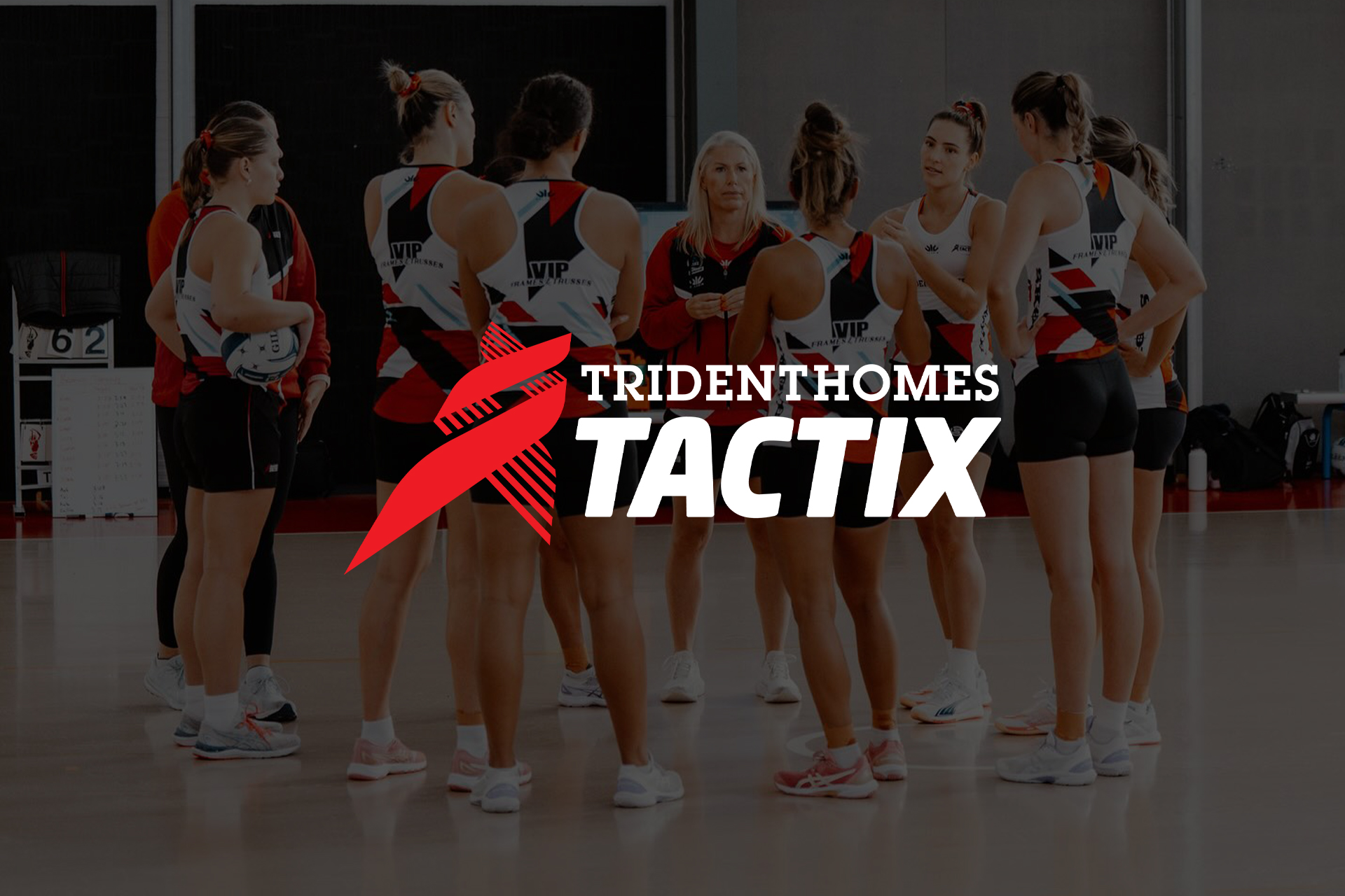 Tactix Netball Team image for VIP Frames and Trusses sponsorship section on website